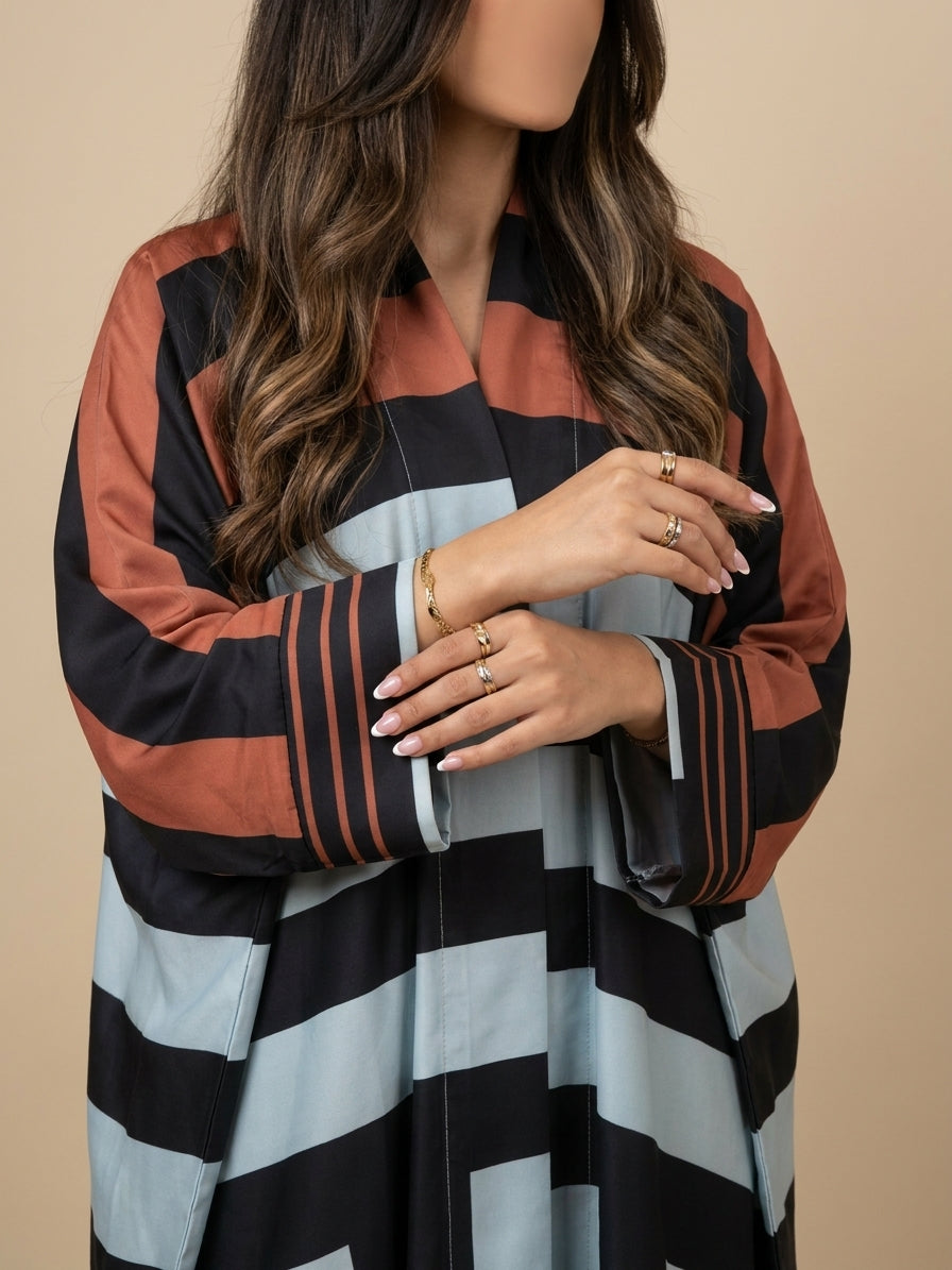 عباية طباعة | Printed Abaya - Image 3