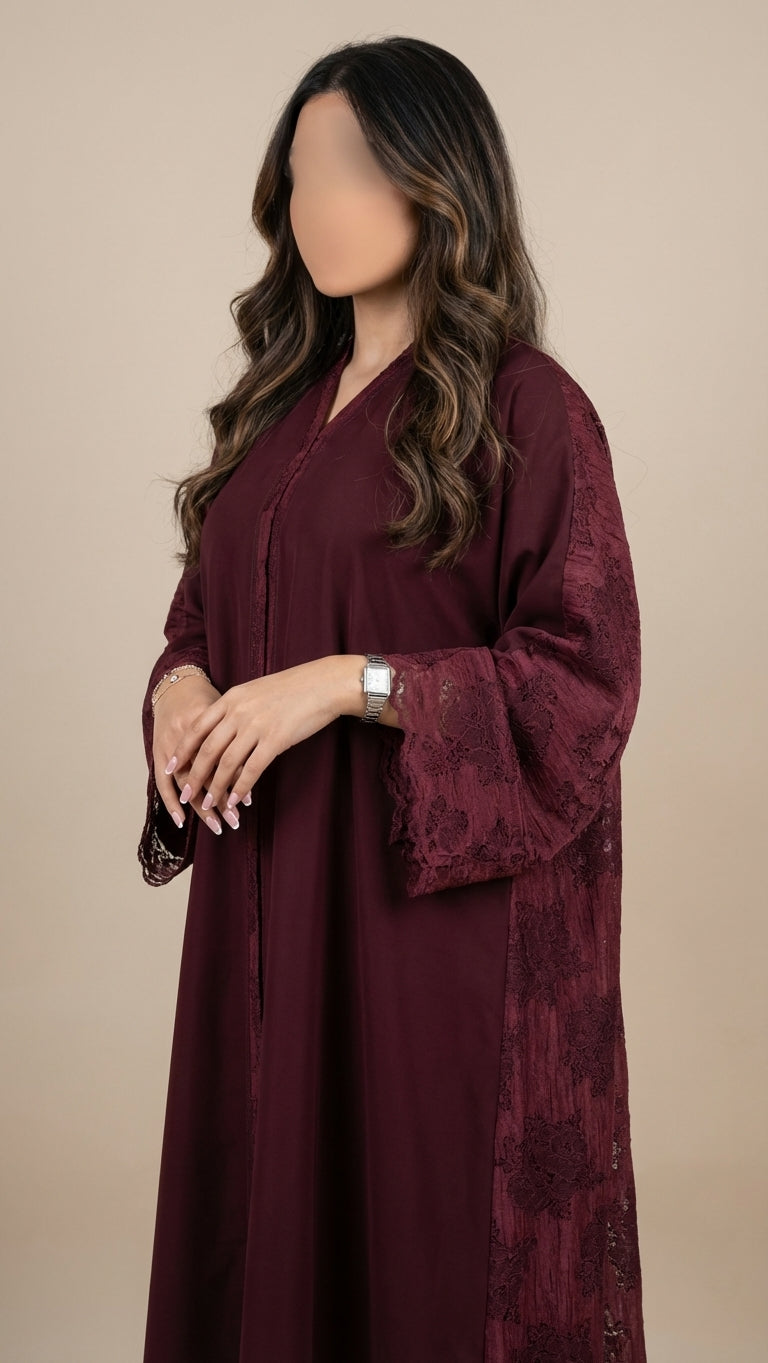 عباية بتدخيلة دانتيل	 - Image 2