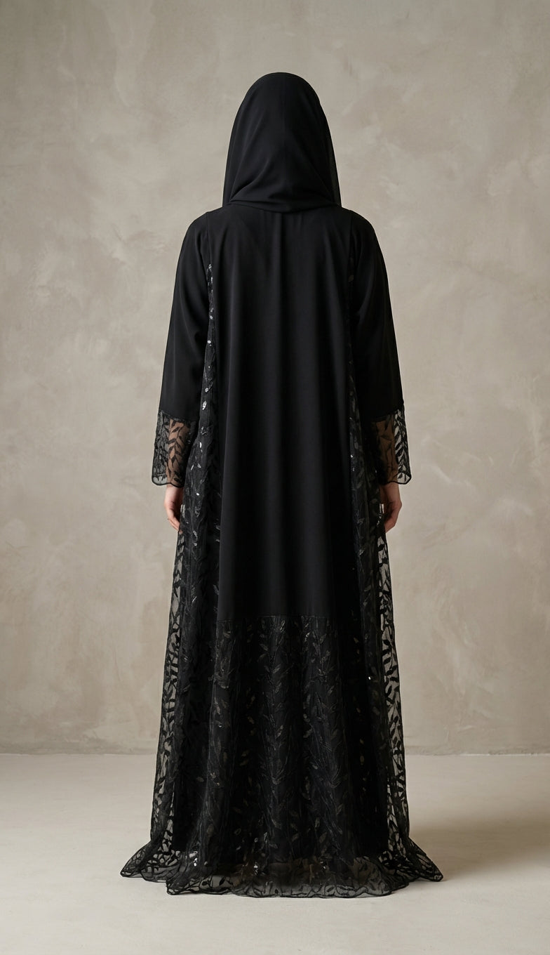 عباية بتدخيلات جانبية - Image 3