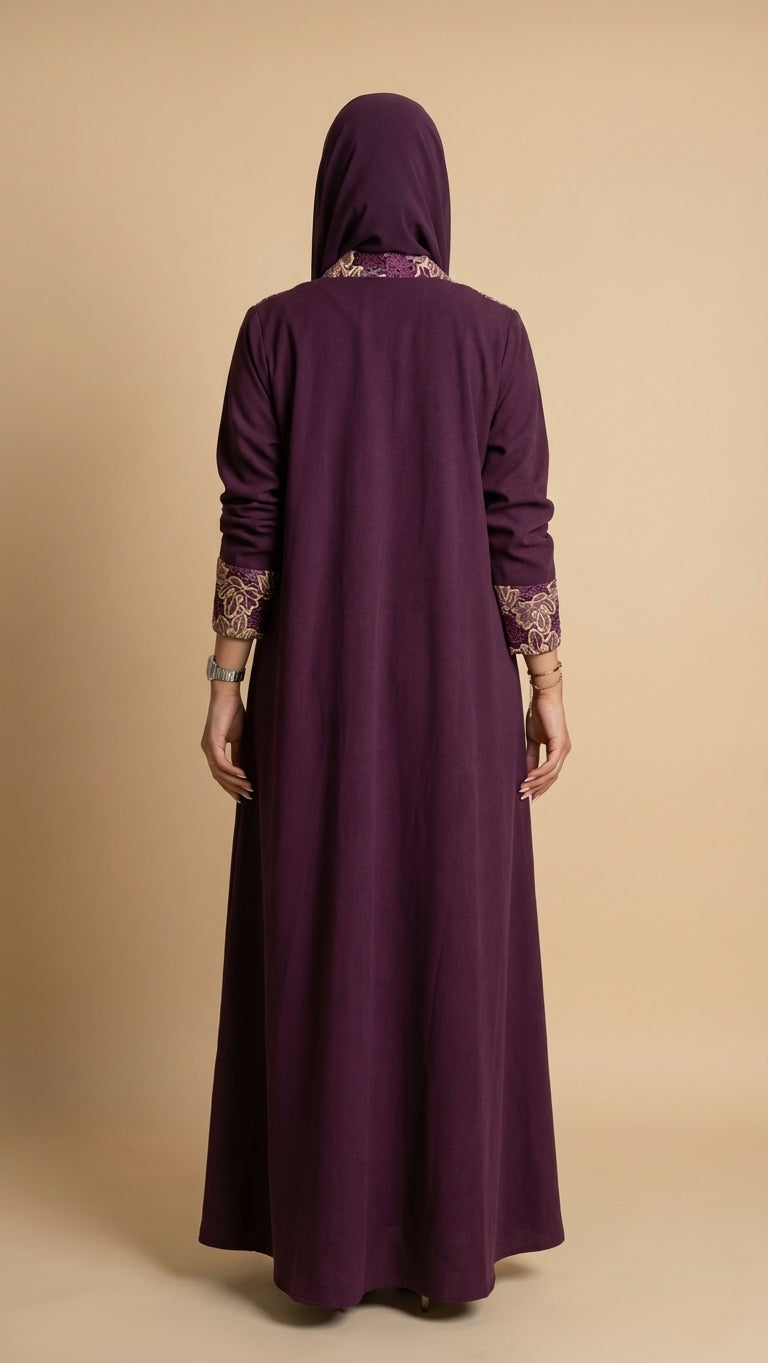 عباية بتدخيلة وردات - Image 4