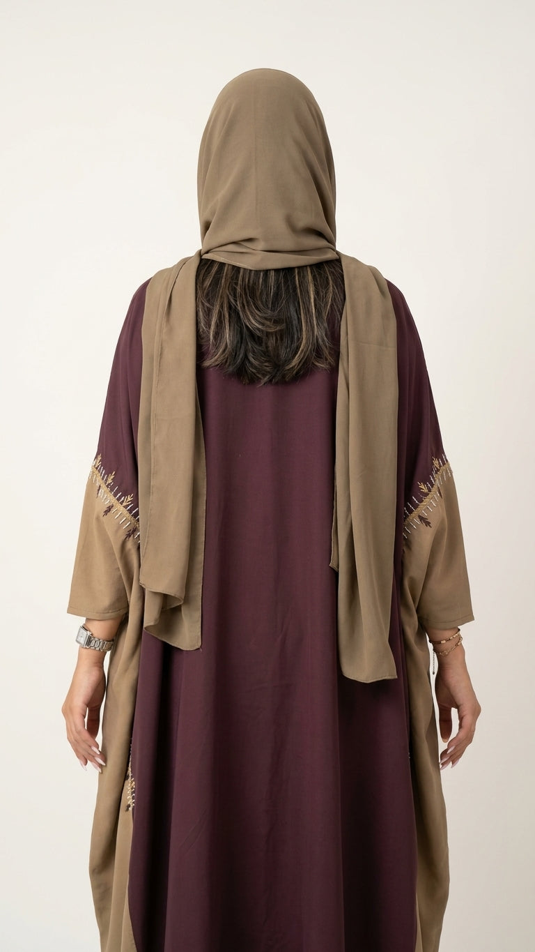عباية بشك يدوي	 - Image 4