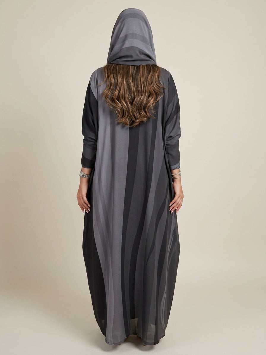 عباية طباعة | Printed Abaya - Image 3