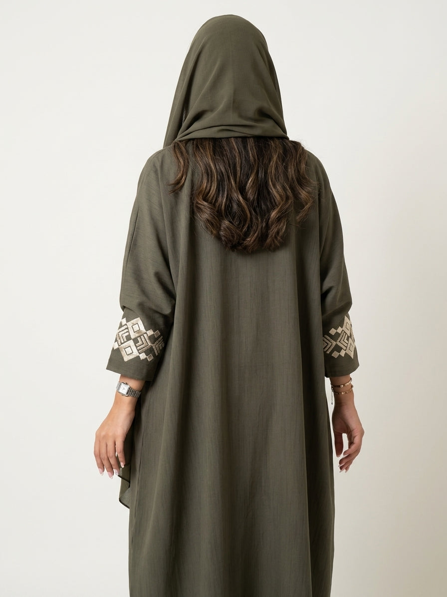 عباية بتطريز يدوي  - Image 4