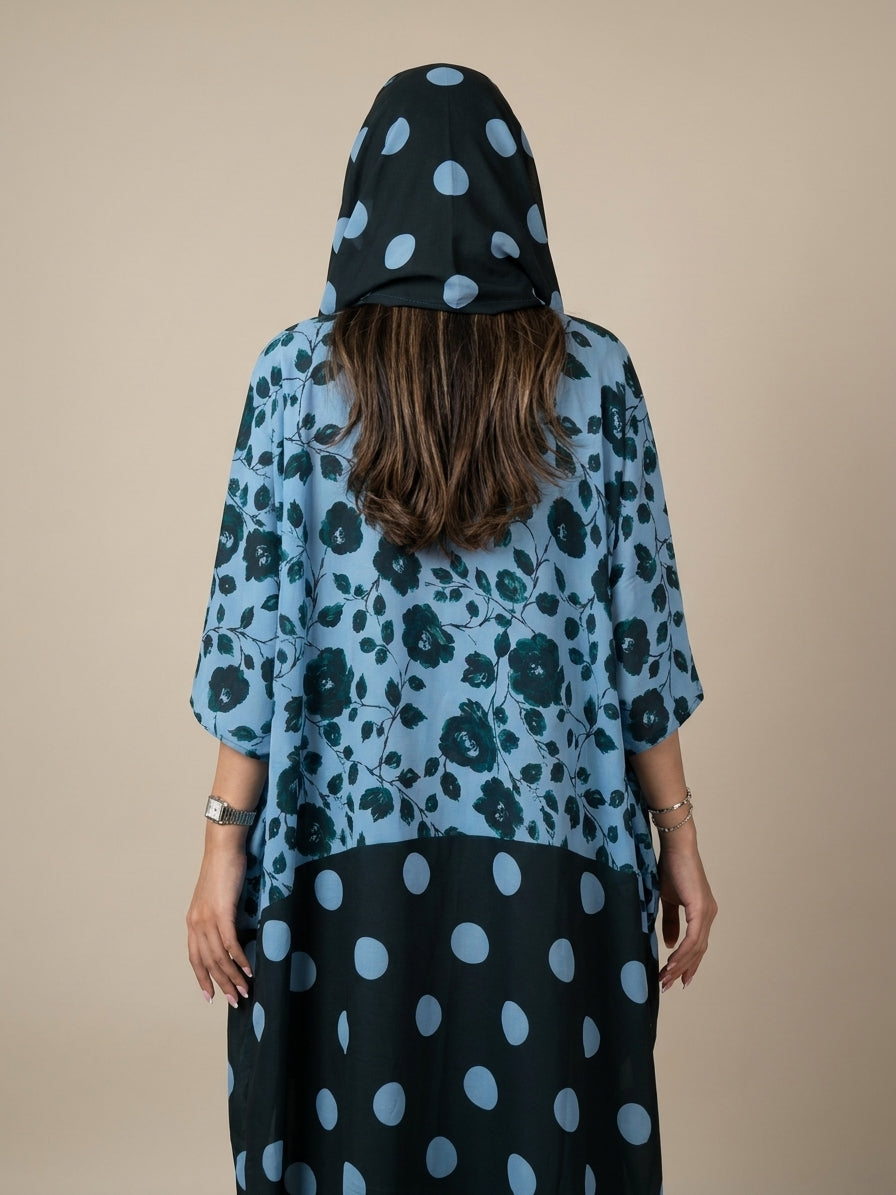 عباية طباعة | Printed Abaya	 - Image 4