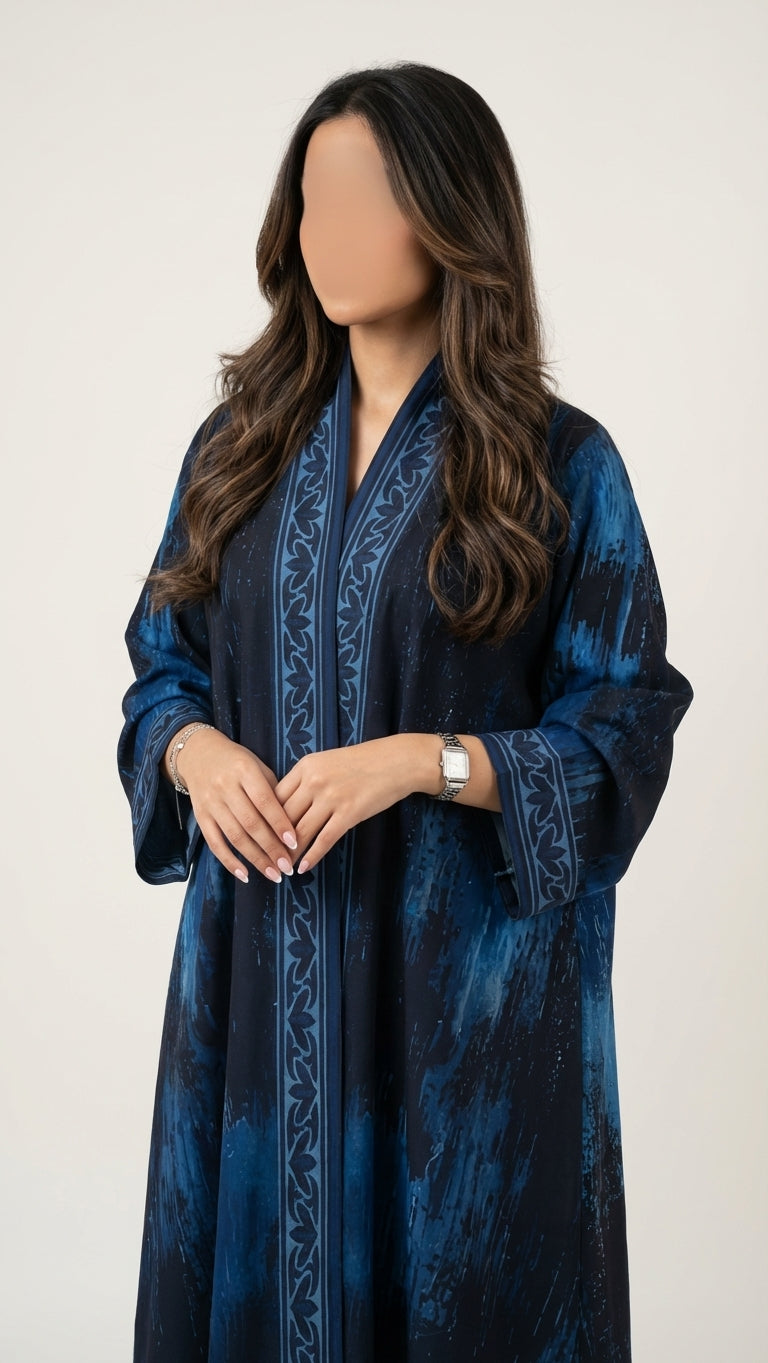 عباية طباعة | Printed Abaya - Image 2