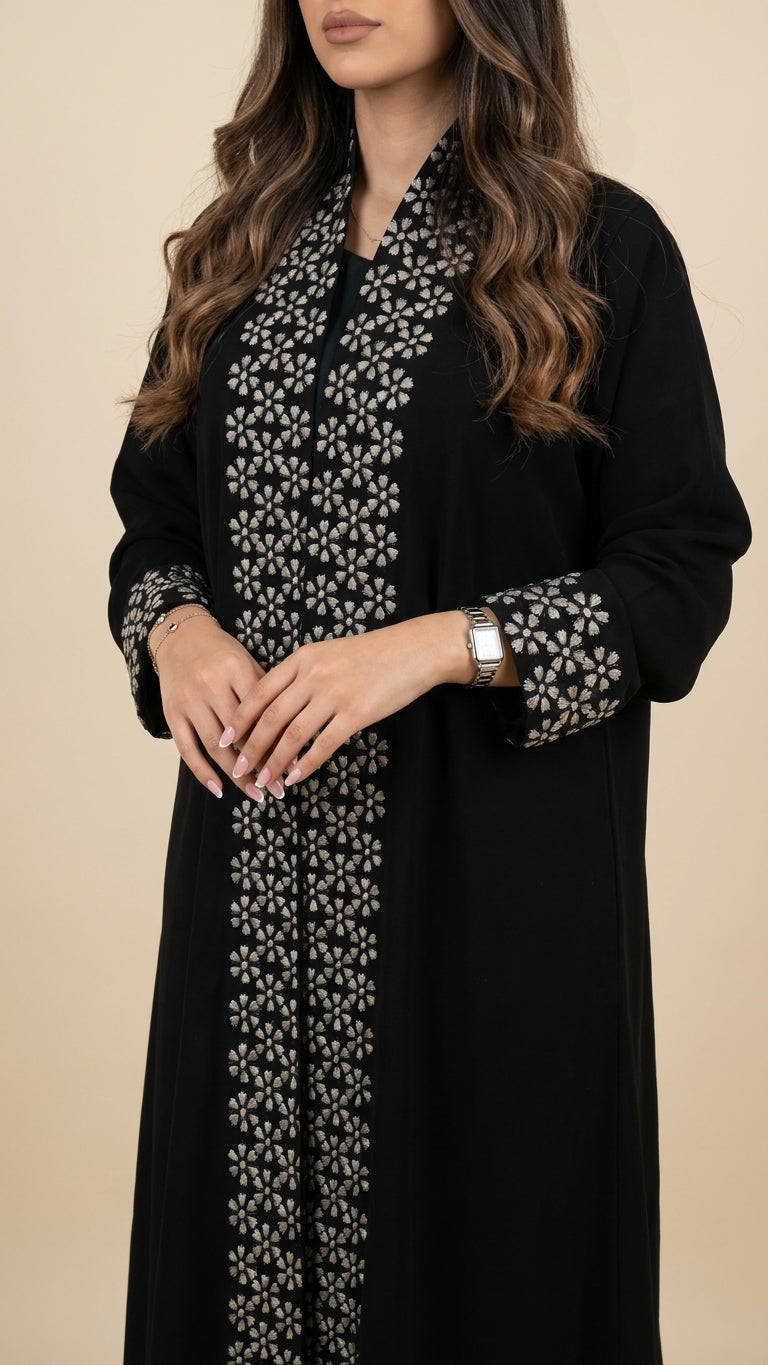 عباية بتطريز شك  - Image 1