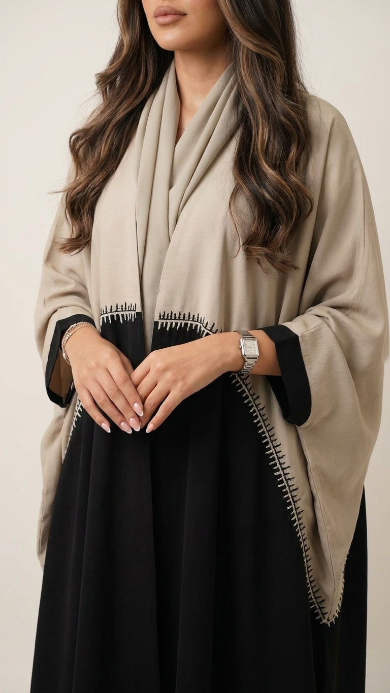 عباية بشك يدوي  - Image 2
