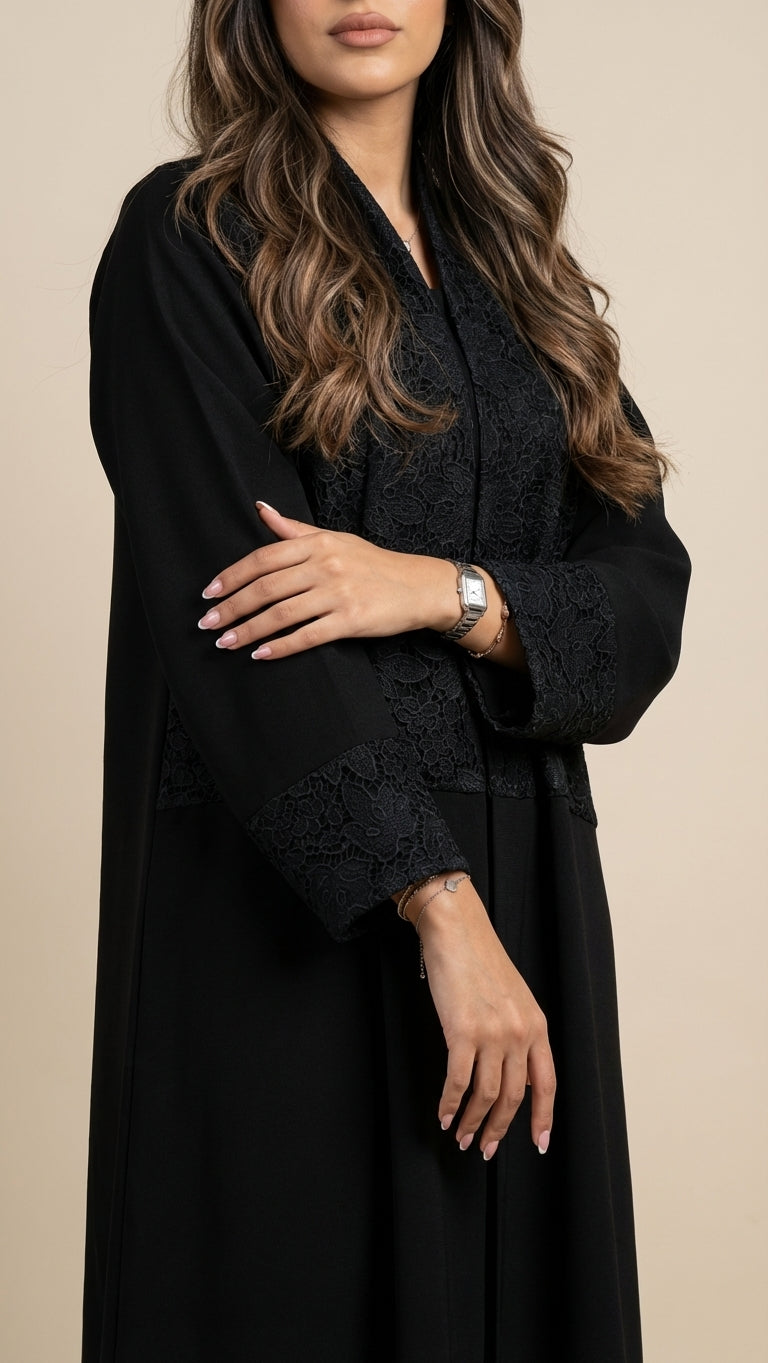 عباية بتدخيلة وردات  - Image 2