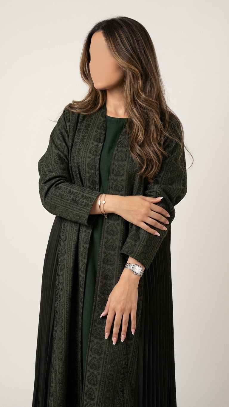عباية ركامة مع تدخيلة كسرات	 - Image 3