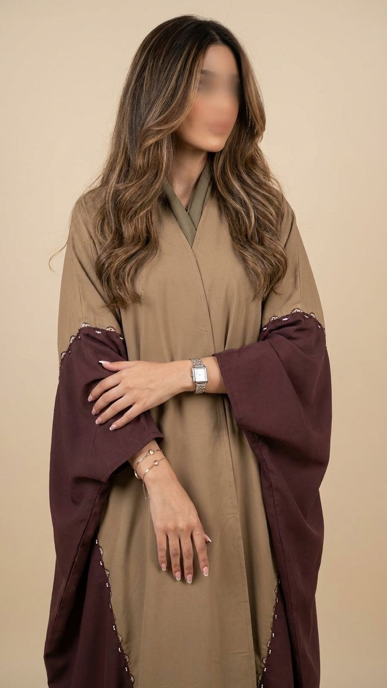 عباية بشك يدوي	 - Image 3