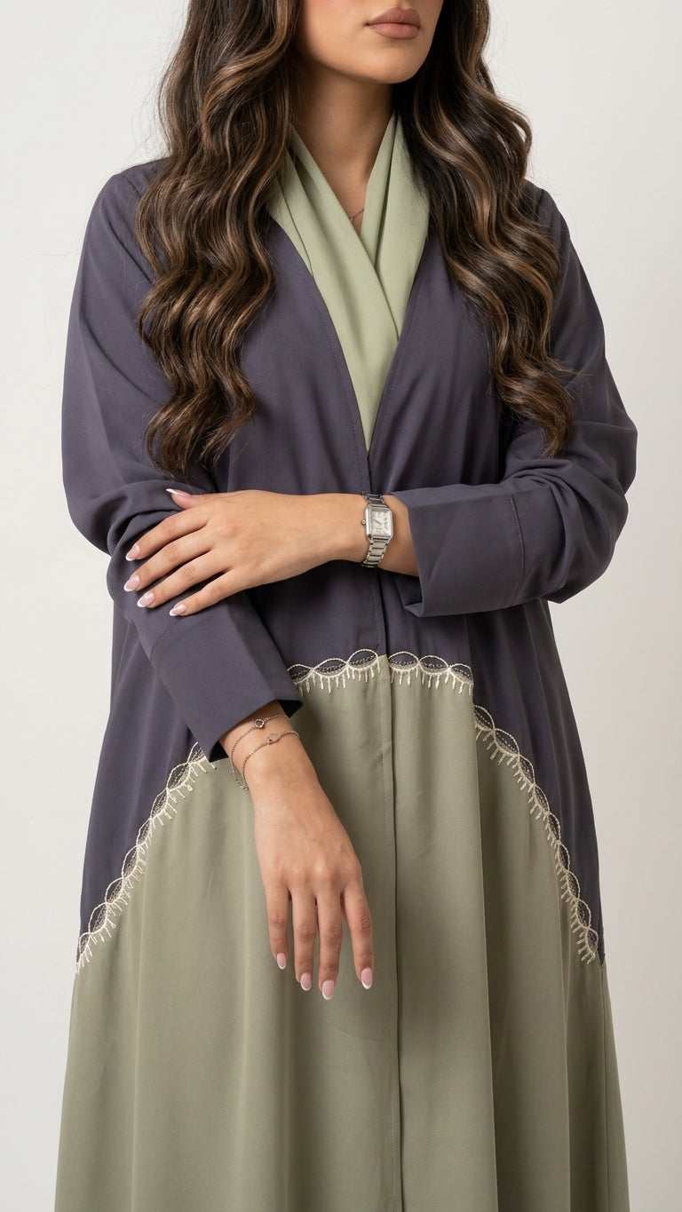 عباية بشك يدوي - Image 3
