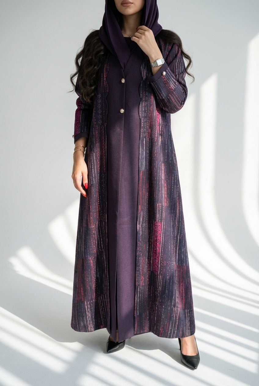 عباية بليزر بتدخيلة لنن  - Image 3