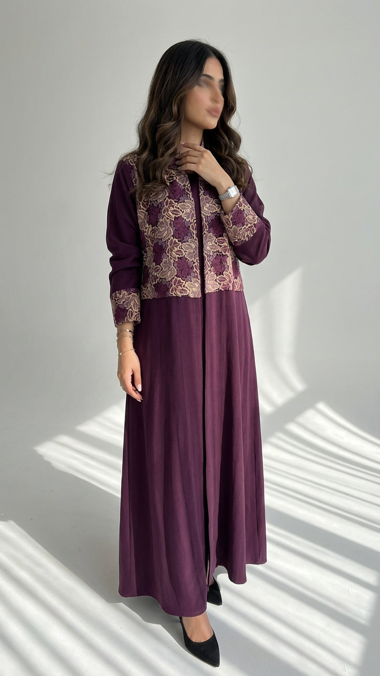 عباية بتدخيلة وردات - Image 1