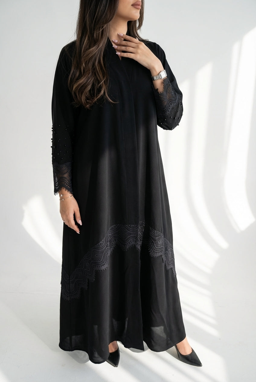 عباية بتدخله دانتيل - Image 2