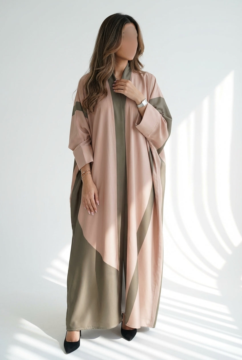 عباية حرير طباعة  - Image 1