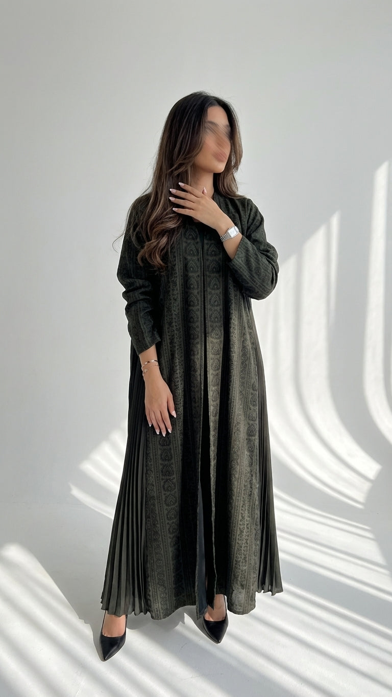 عباية ركامة مع تدخيلة كسرات	 - Image 1