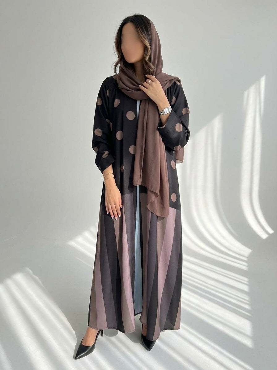 عباية طباعة | Printed Abaya - Image 1