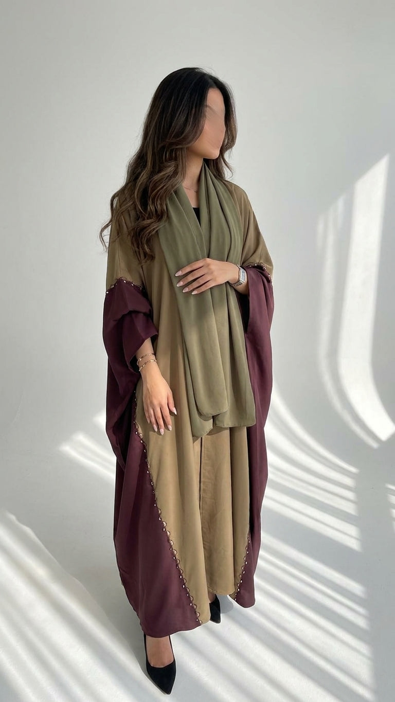 عباية بشك يدوي	 - Image 1