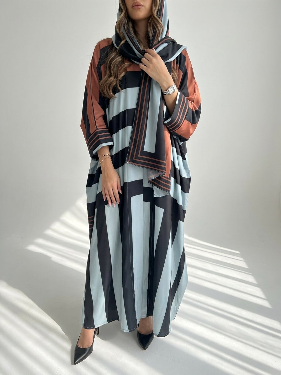 عباية طباعة | Printed Abaya - Image 1