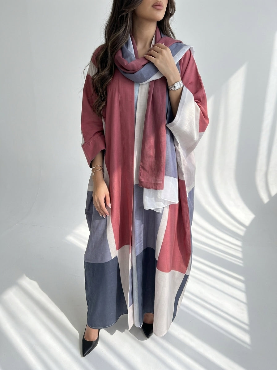 عباية طباعة | Printed Abaya - Image 2
