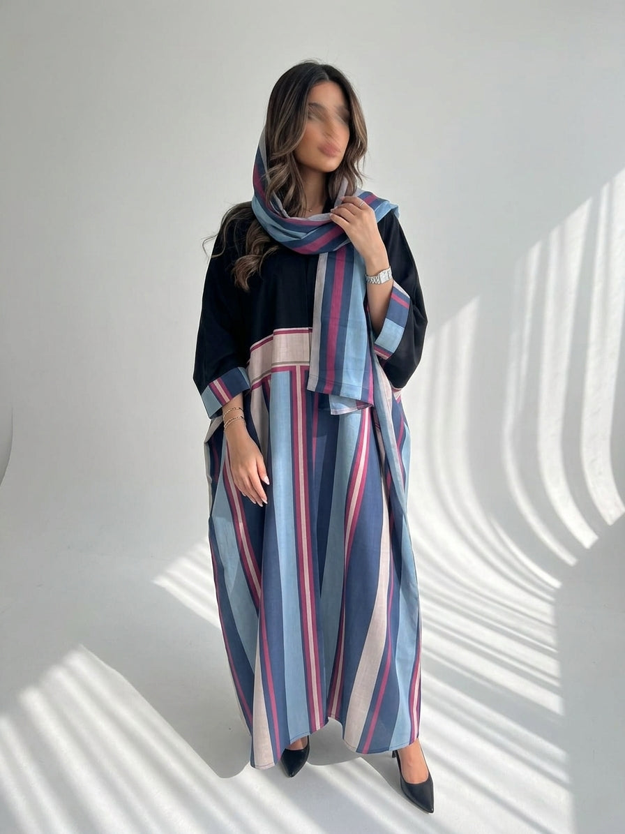 عباية طباعة | Printed Abaya	 - Image 1