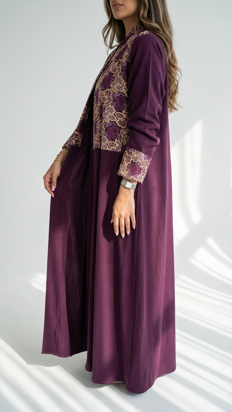 عباية بتدخيلة وردات - Image 2