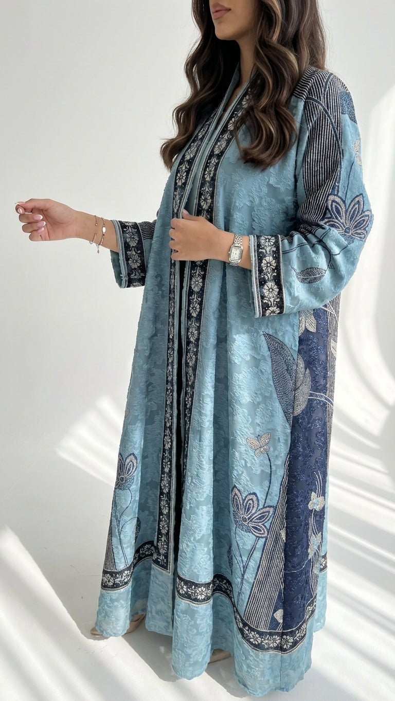 عباية طباعة | Printed Abaya - Image 2