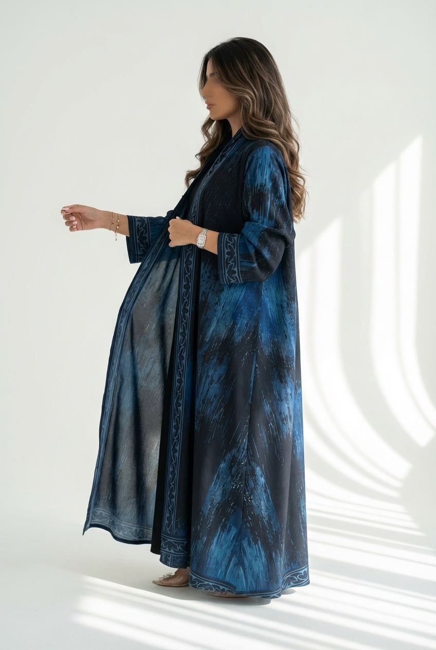 عباية طباعة | Printed Abaya - Image 3