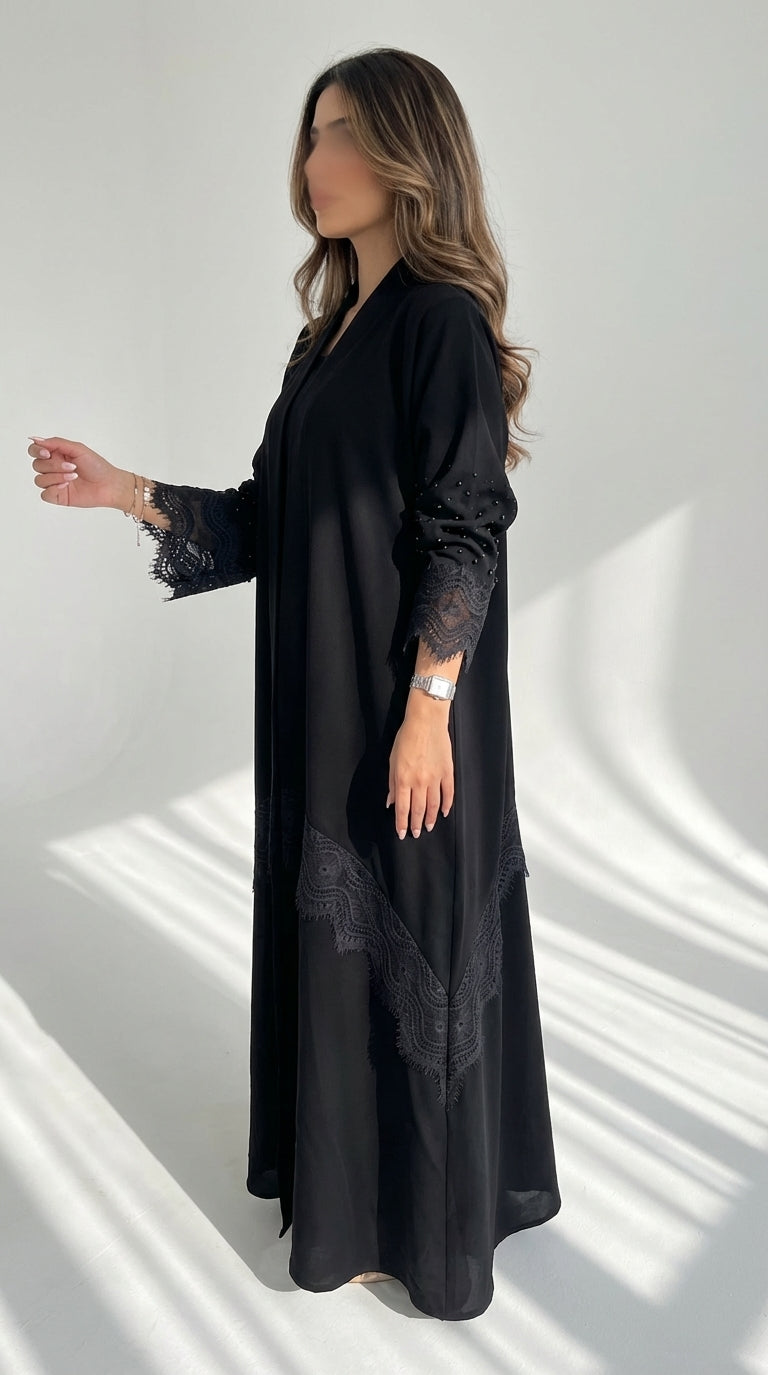 عباية بتدخله دانتيل - Image 3