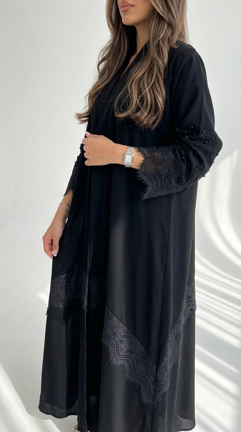 عباية بتدخله دانتيل - Image 1