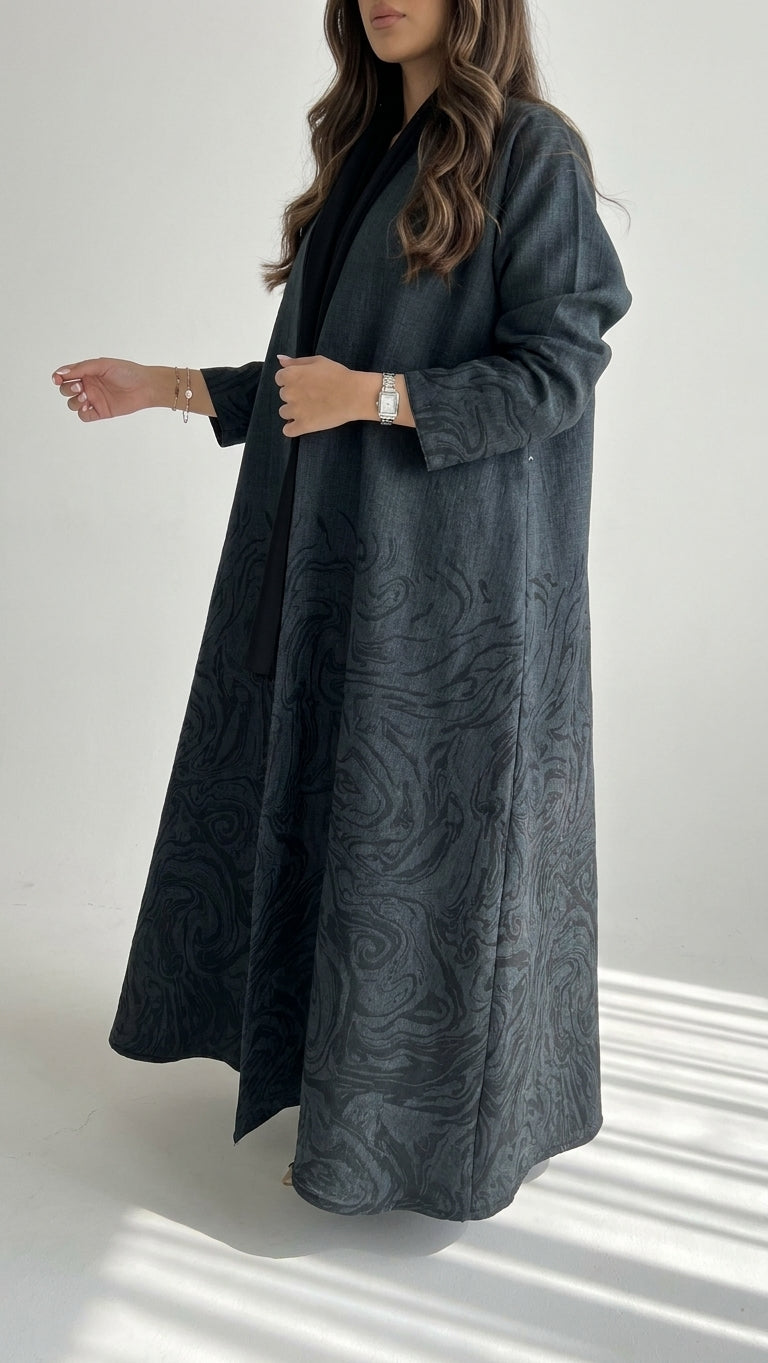 عباية لينن طباعة	 - Image 3