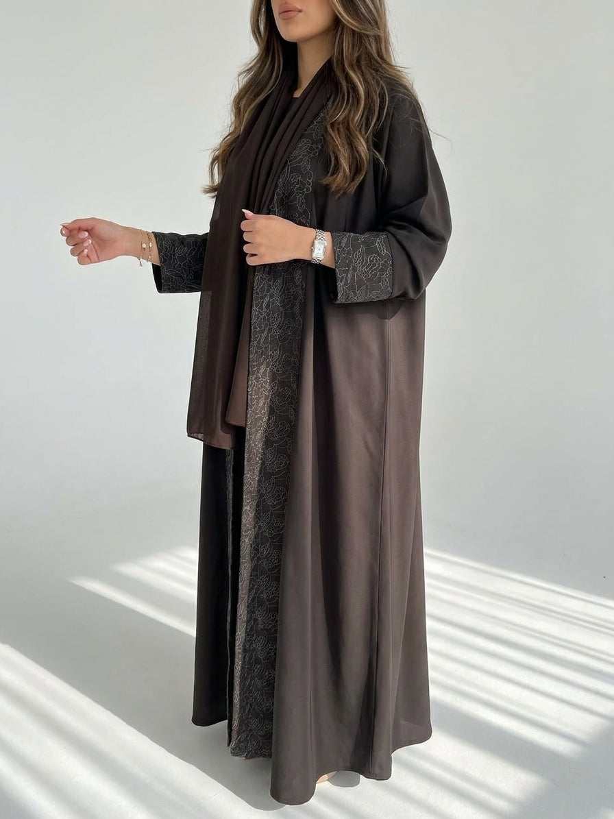 عباية  تطريز  بالامام الاكمام - Image 2