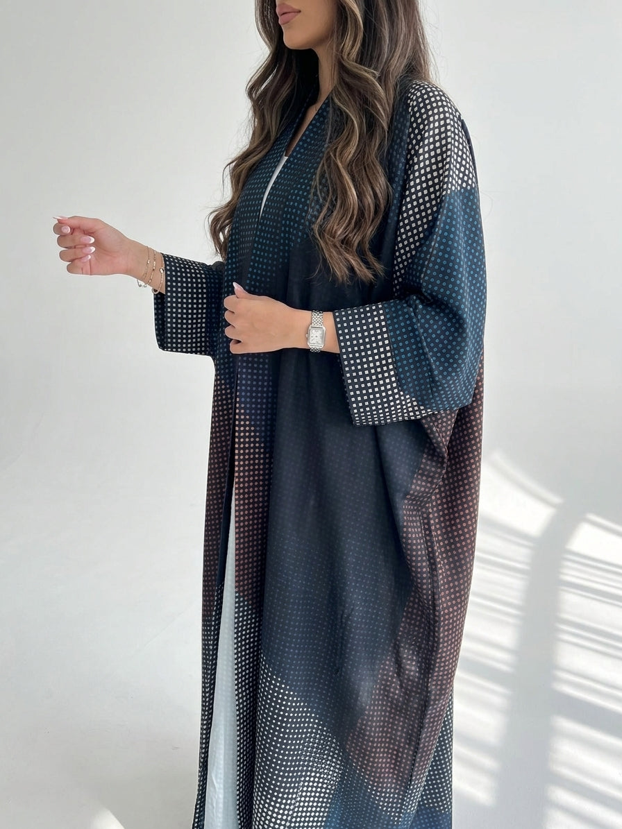 عباية طباعة | Printed Abaya	 - Image 1