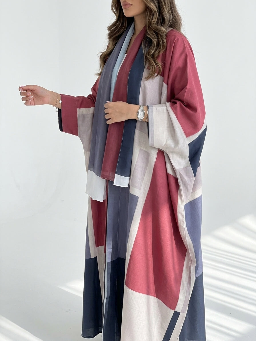 عباية طباعة | Printed Abaya - Image 3