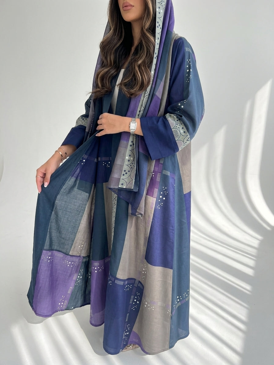 عباية طباعة | Printed Abaya - Image 3