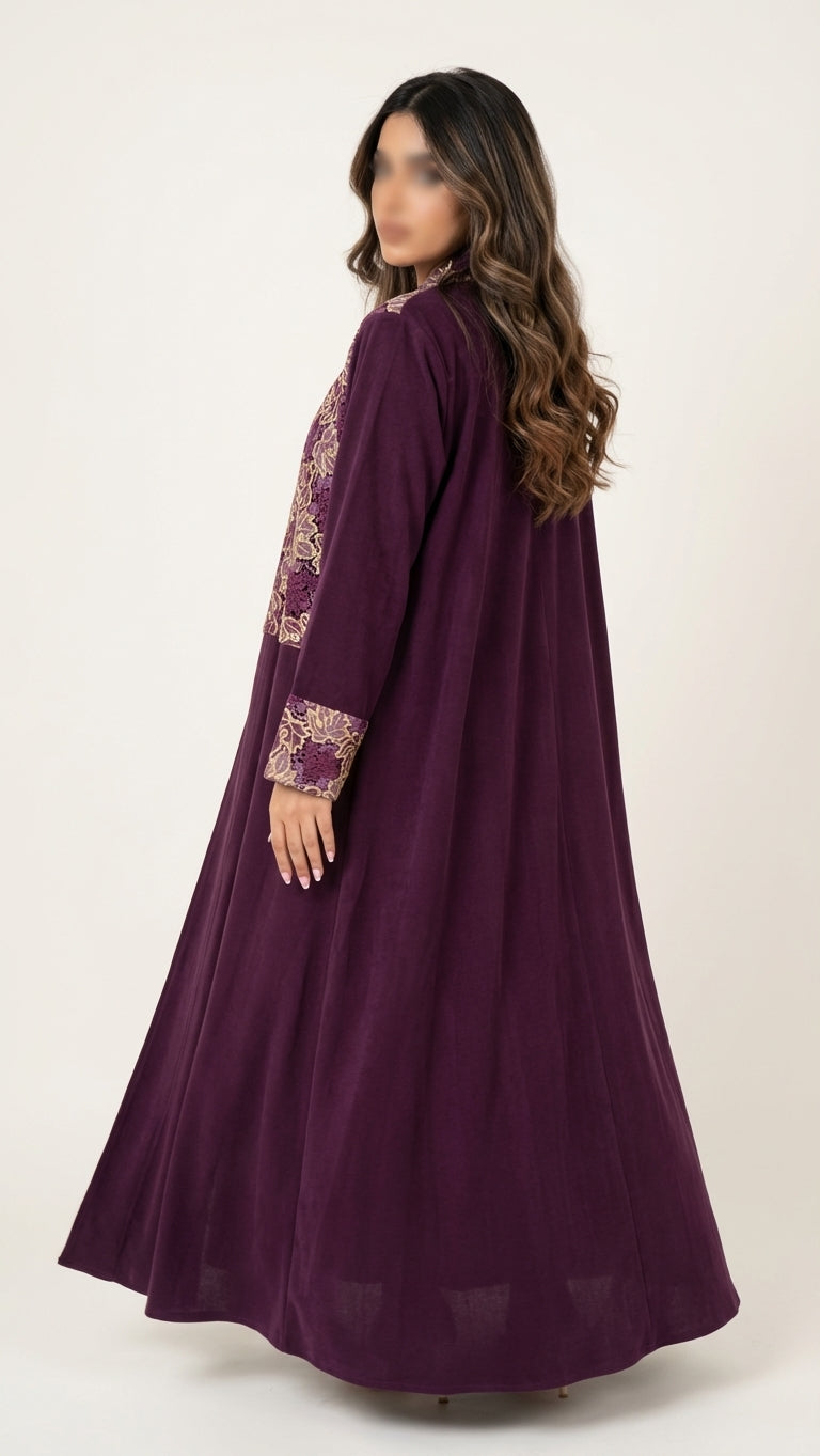 عباية بتدخيلة وردات - Image 3