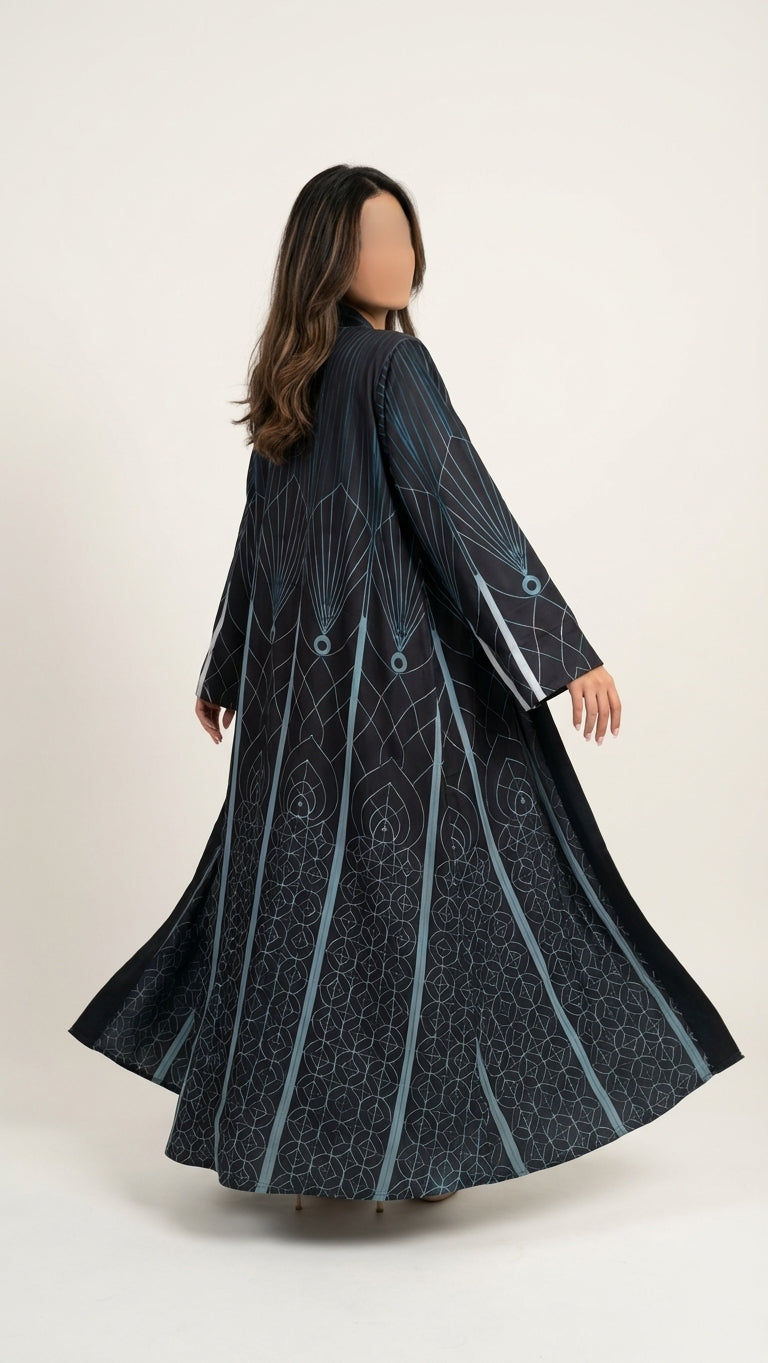 عباية طباعة | Printed Abaya - Image 3