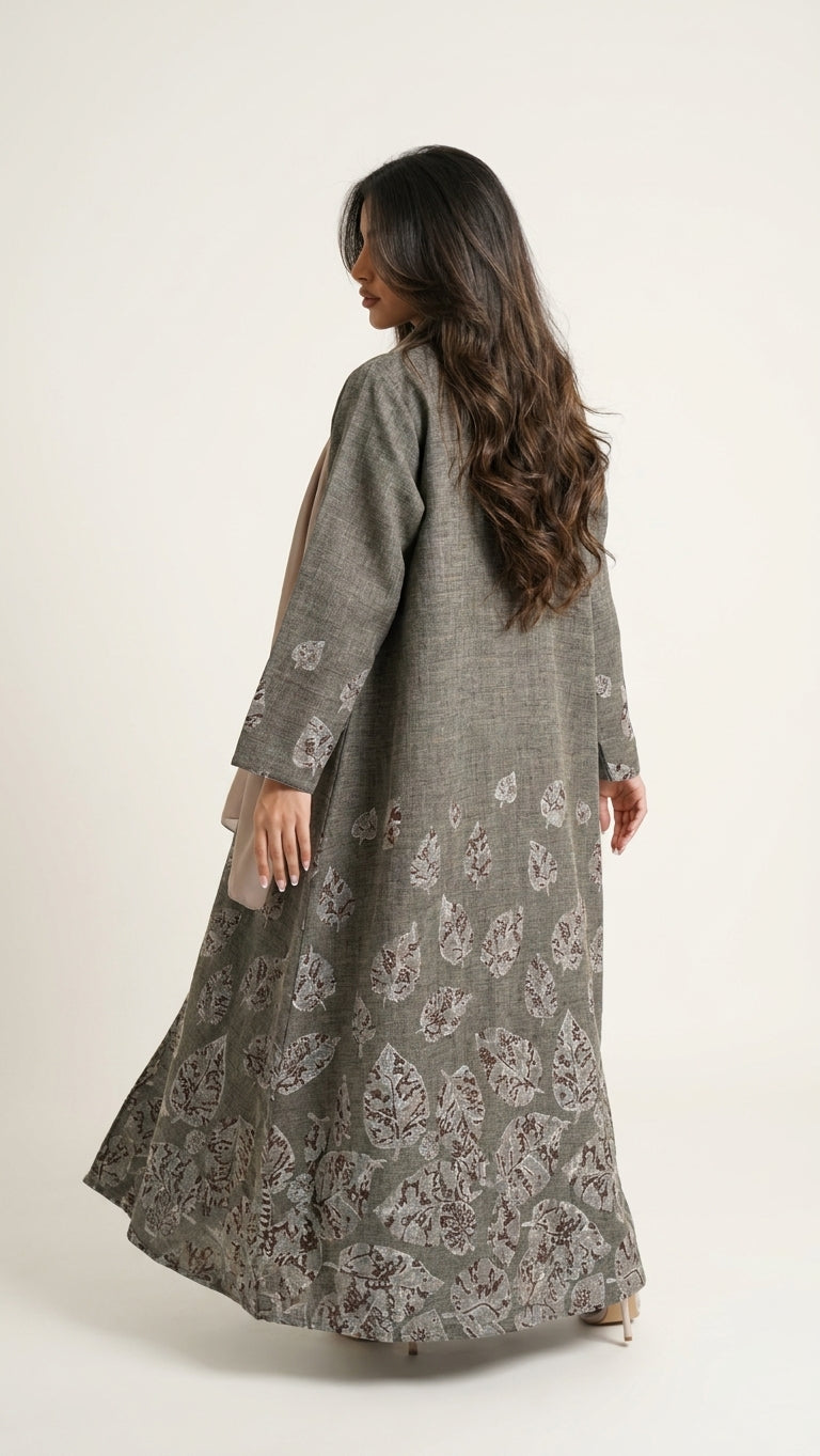 عباية لينن طباعة - Image 3