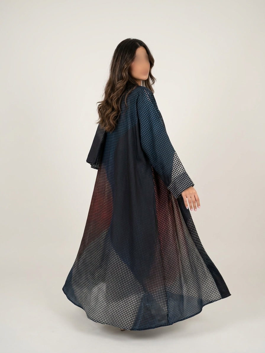 عباية طباعة | Printed Abaya	 - Image 3