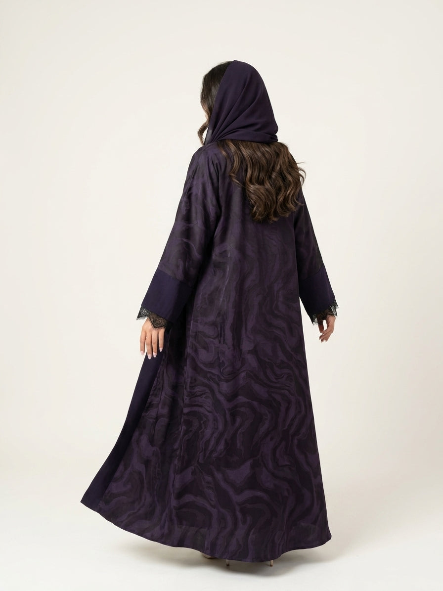 عباية جاكار بتدخيلة دانتيل  - Image 3