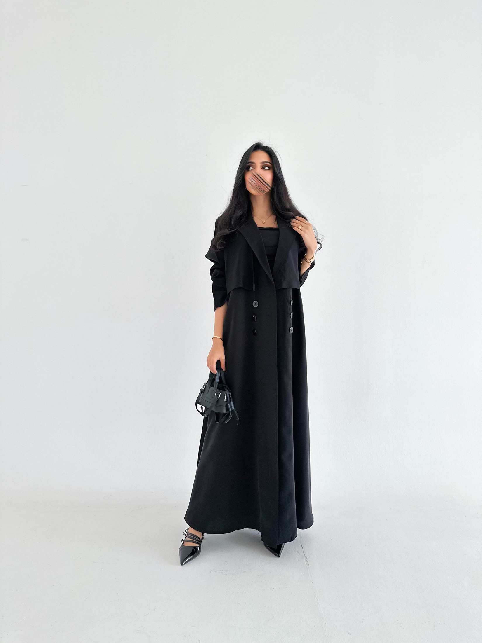 MW961 - حرير مغسول نص كلوش - Aya