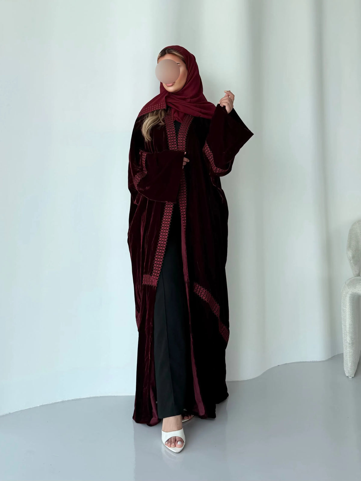 MWT5259 - عباية ترندي بقصة نص بشت مميزة و حصرية - Aya